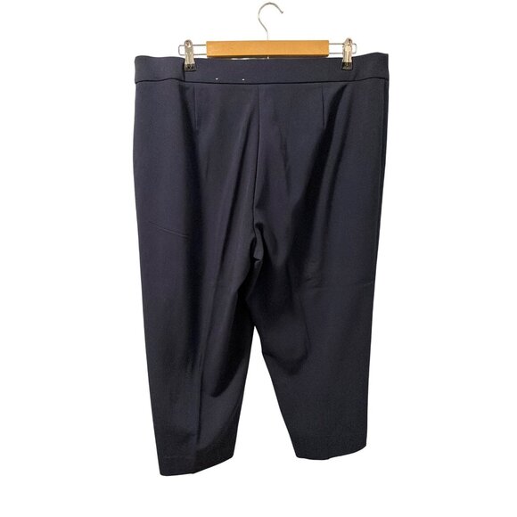 Dressbarn Navy Blue Plus Size Dress Pants Womens 16W Stretch Business Casual - Picture 9 of 12